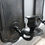 Thumbnail: Late 20th Century Italian Pewter Shield Candelabra Sconces - a Pair