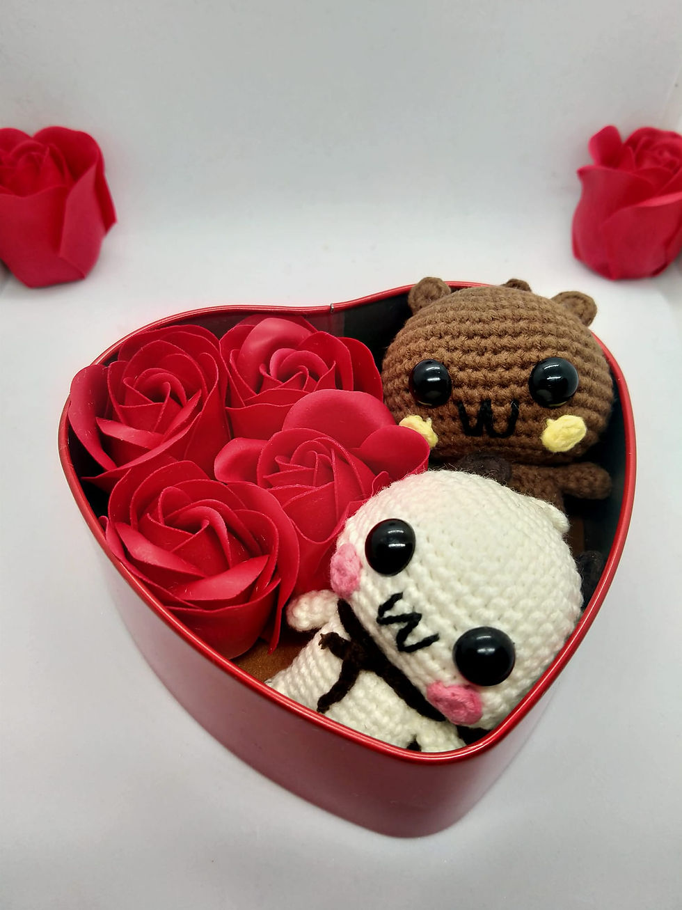 Küçük resim: Kişiye Özel Amigurumi Dudu Bubu Hediye Seti