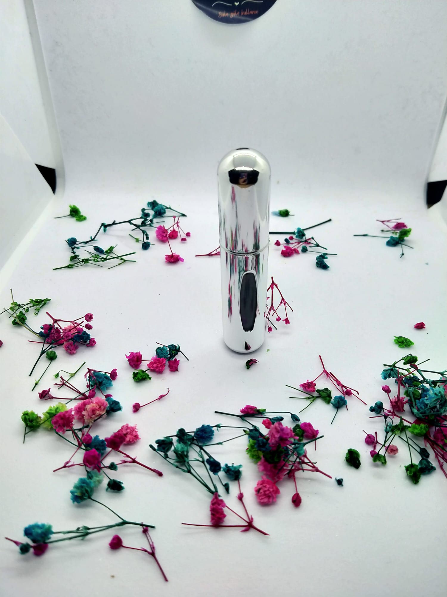 Mini Seyahat Doldurulabilir Parfüm Sprey Şişesi (Gümüş)