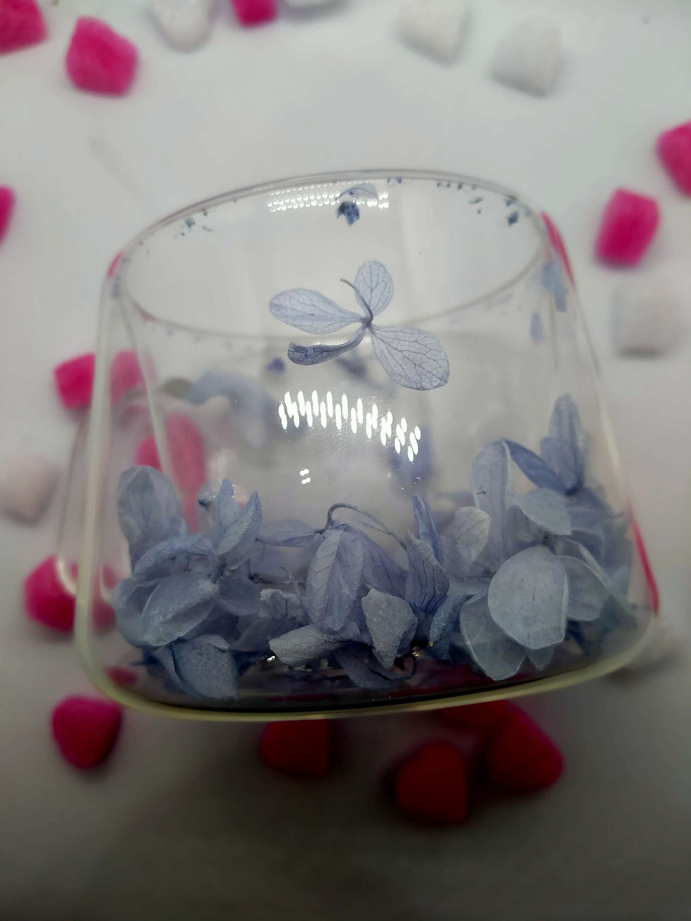 Küçük resim: Isıya Dayanıklı Flower Cup Mavi
