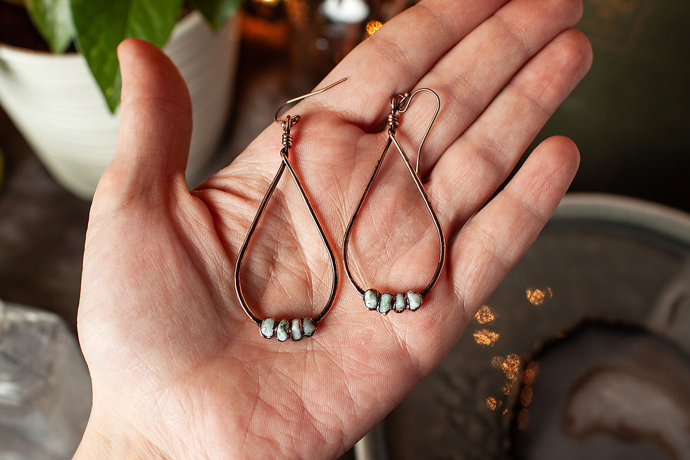Thumbnail: Larimar Drop Earrings