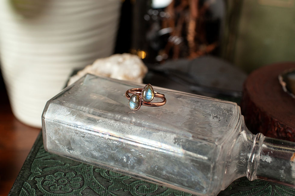 Thumbnail: Labradorite Copper Ring
