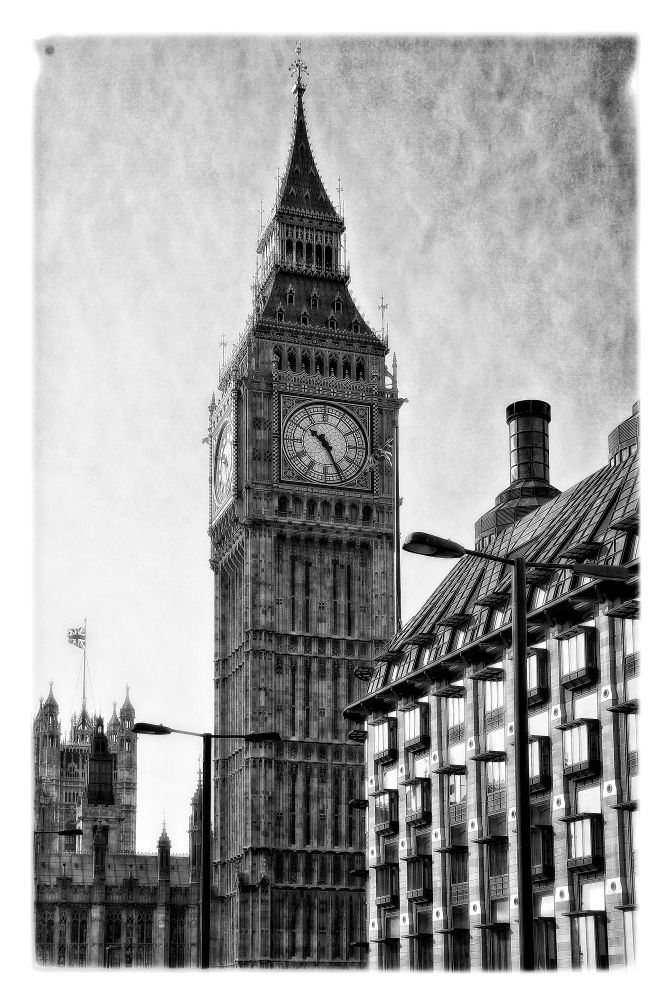 Miniatura: torre relogio big ben em londres