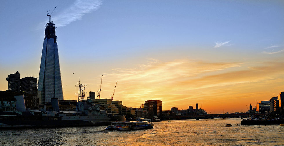 crepúsculo em Londres