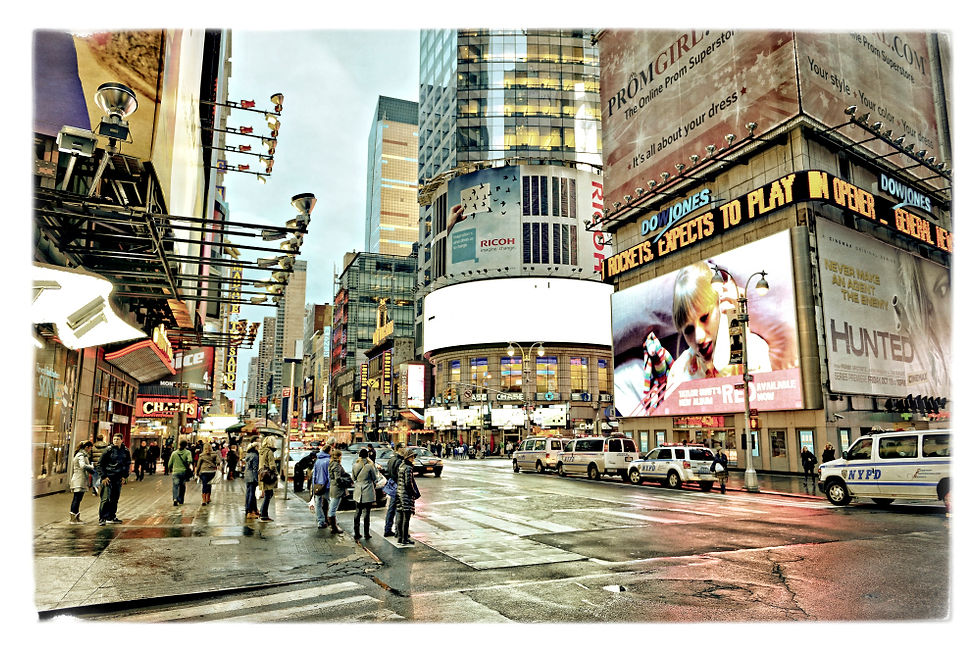 avenida na cidade de nova york
