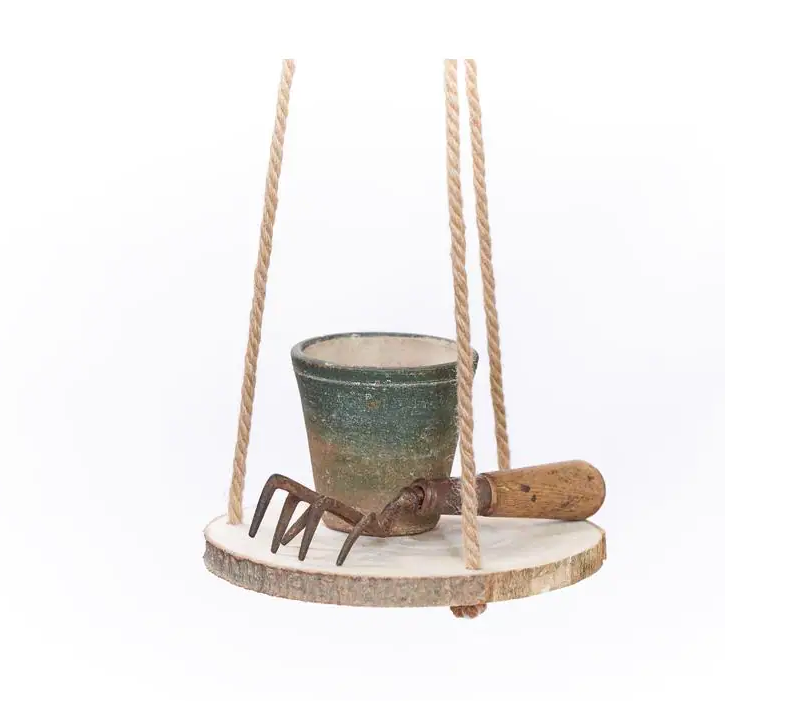 8" Hanging Hardwood Plant Hanger