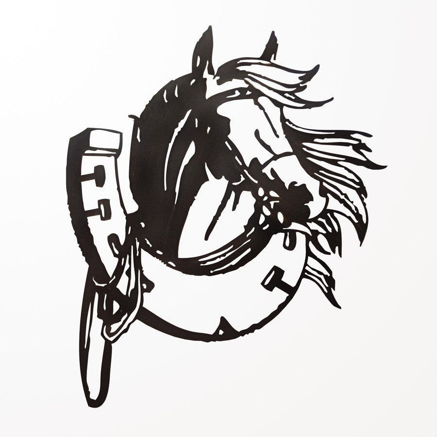 Thumbnail: Lucky Horseshoe Metal Wall Art