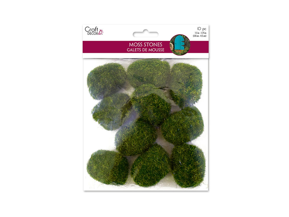 Thumbnail: Mini Moss Stones, 10pk