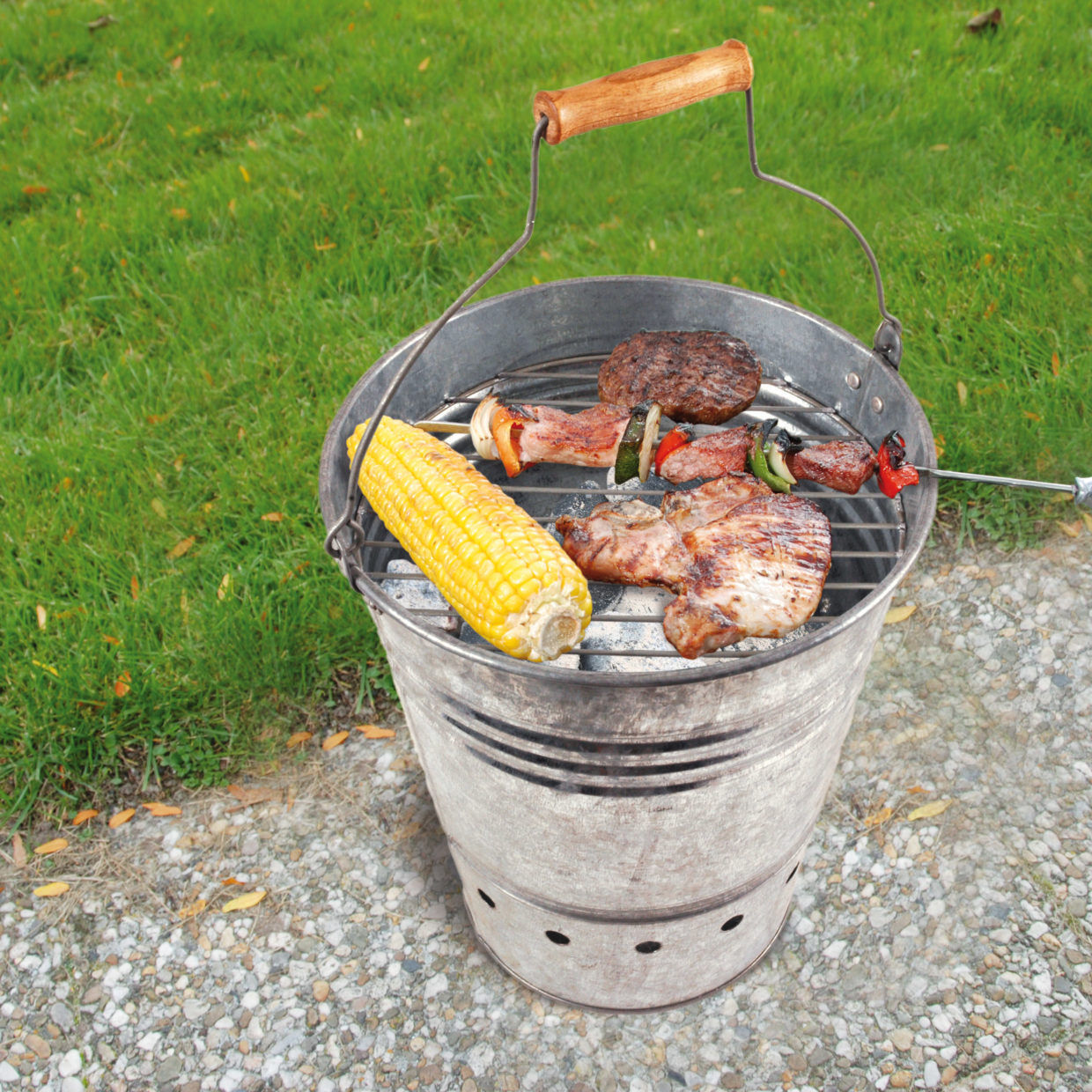 Portable BBQ Bucket