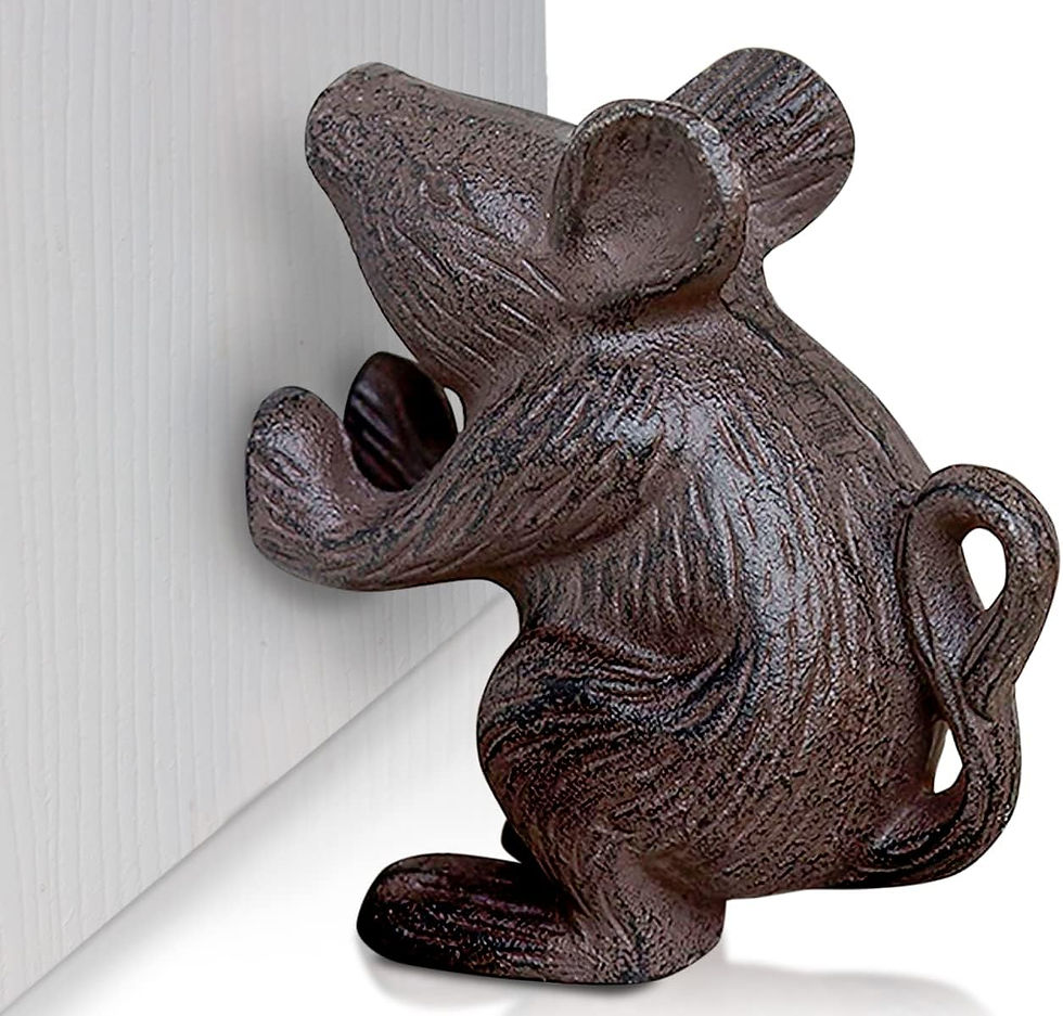 Cast Iron Mouse Door Stop