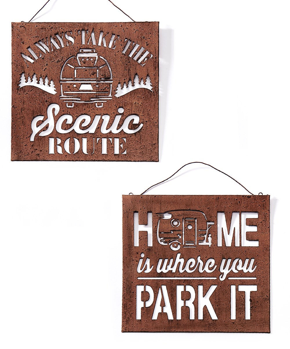 Happy Camper Cut Out Signs