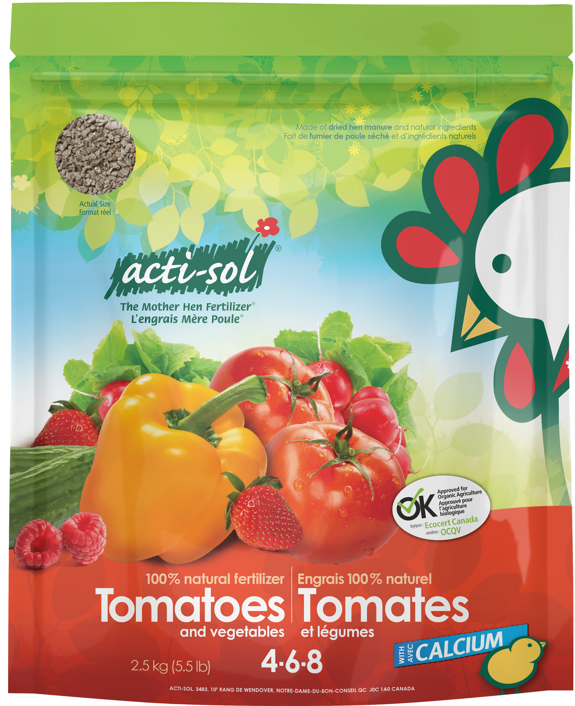 Acti-Sol® Tomato and Vegetable Fertilizer 4-6-8 | 2.5kg