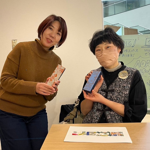 オリジナル紙製筆箱作り