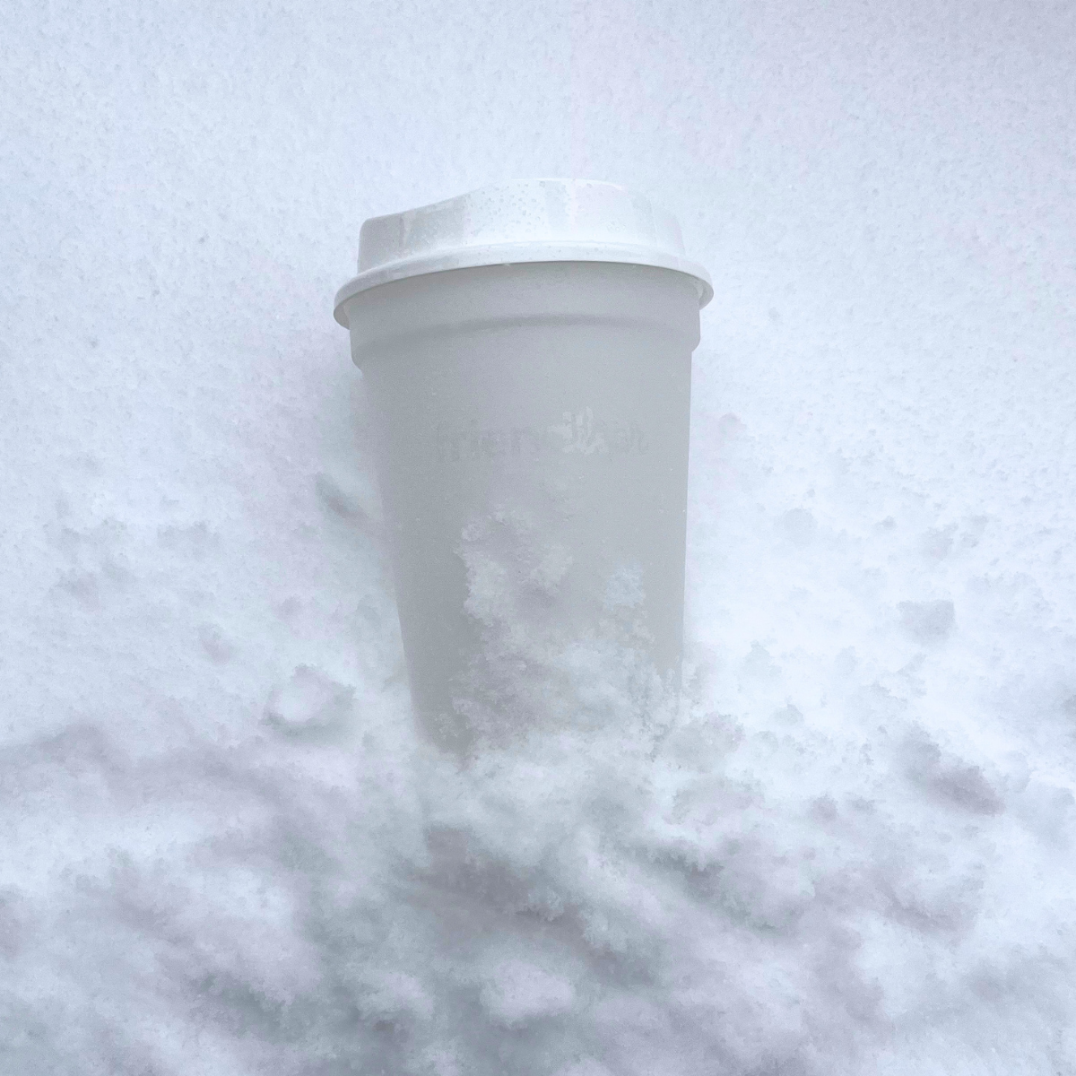 16oz frosted cold cup with lid