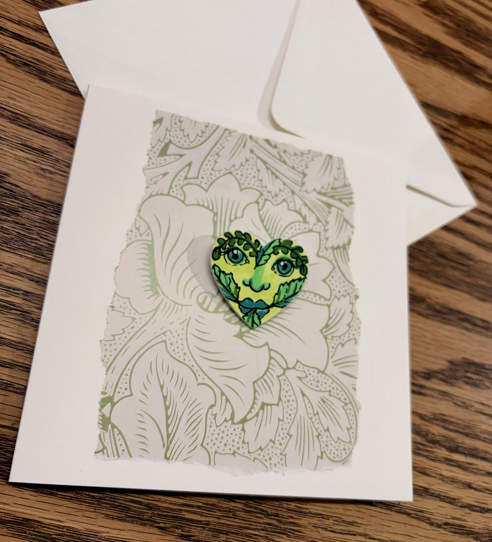 Thumbnail: Greenman brooch card 