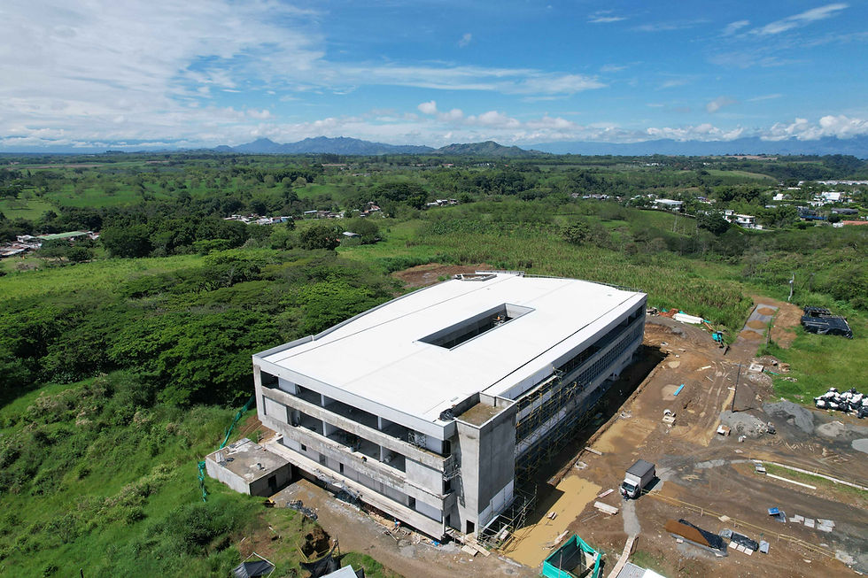 Construccion e Instalacion de Techo Cubierta Hospital Alta Complejidad Pereira Grupo Kafee