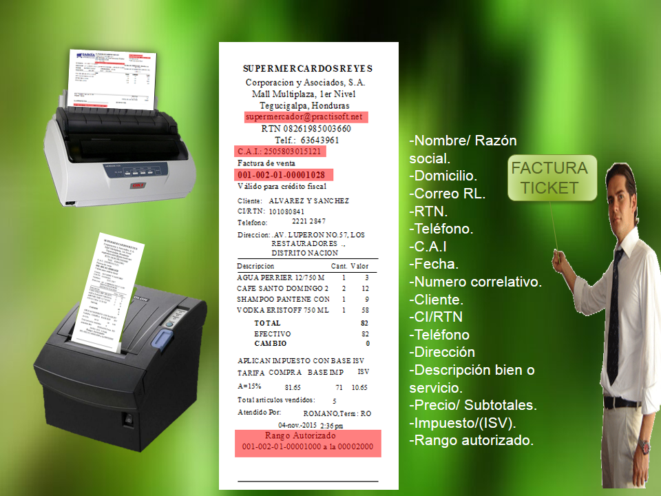 FACTURA TICKET