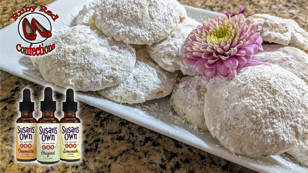 Infused Mexican Wedding Cookies