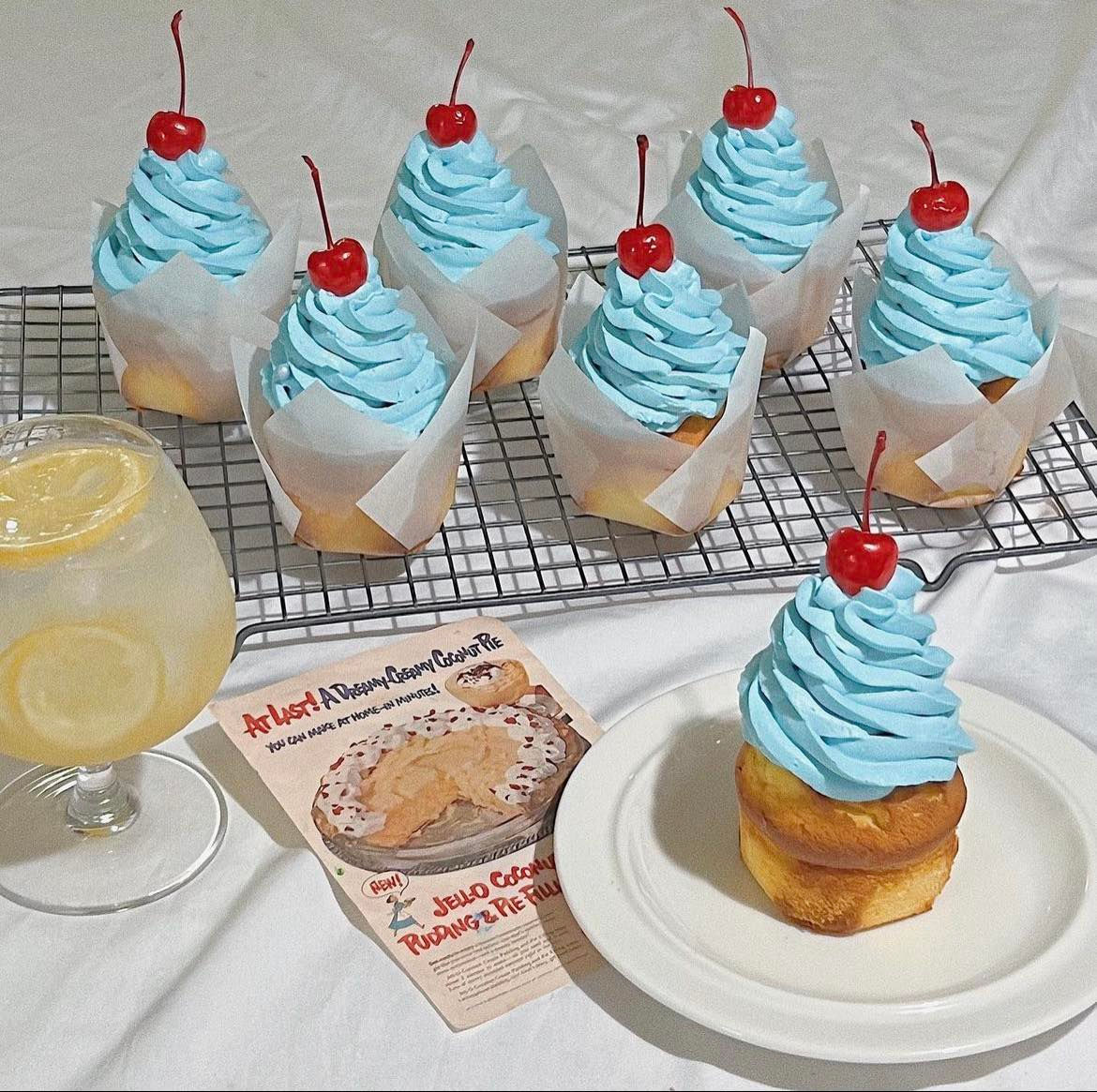 Blue Sky Cupcake