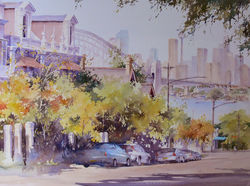 Walker St Lavender Bay Watercolour SOLD .jpeg
