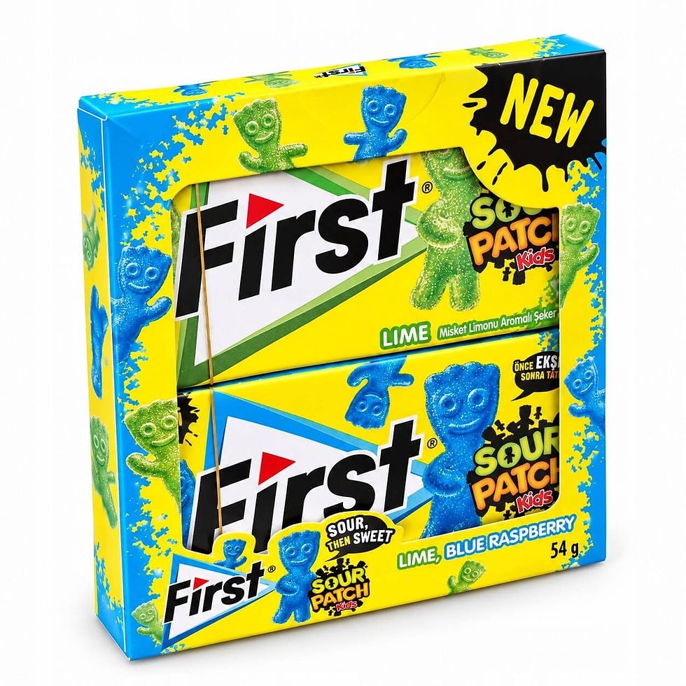 Sour Patch Lime/Blue Raspberry Gum
