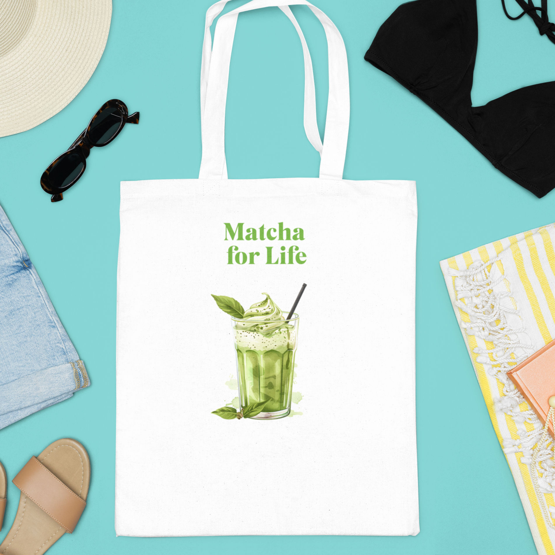 Matcha for Life Tote Bag