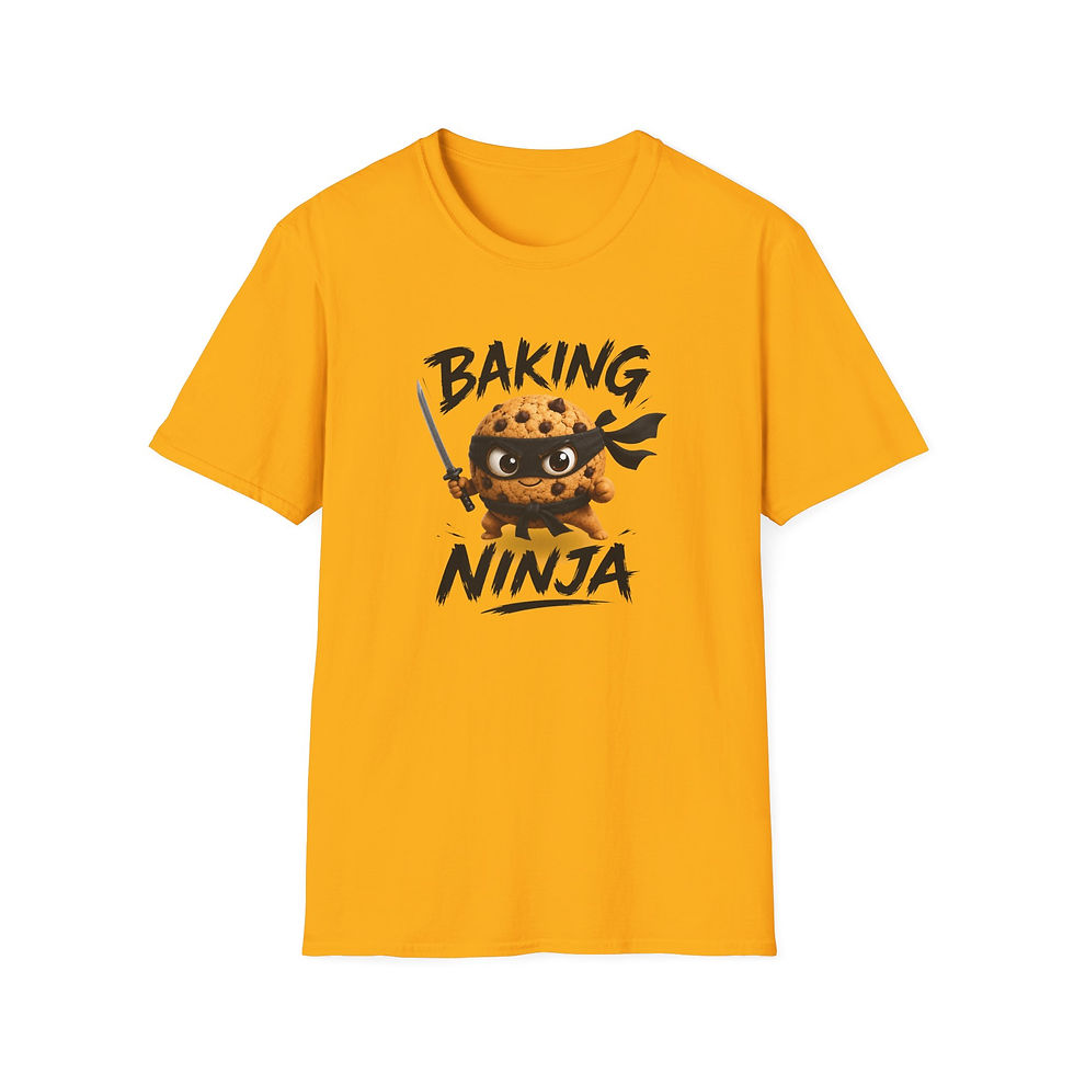 Thumbnail: Baking Ninja T-Shirt — Cute Cookie Chef Graphic Tee