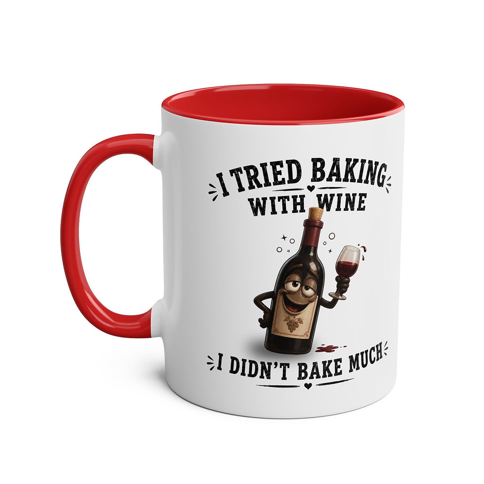 Thumbnail: I Tried Baking With Wine Mug — Funny 11oz Coffee Cup (I Didn't Bake Much)