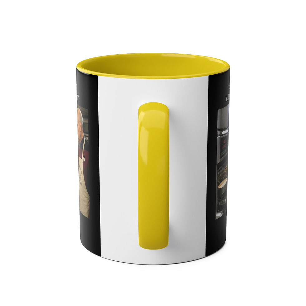 Thumbnail: Make It So Mug — Star Trek Picard Baking Meme Coffee Mug (Two-Tone 11oz)