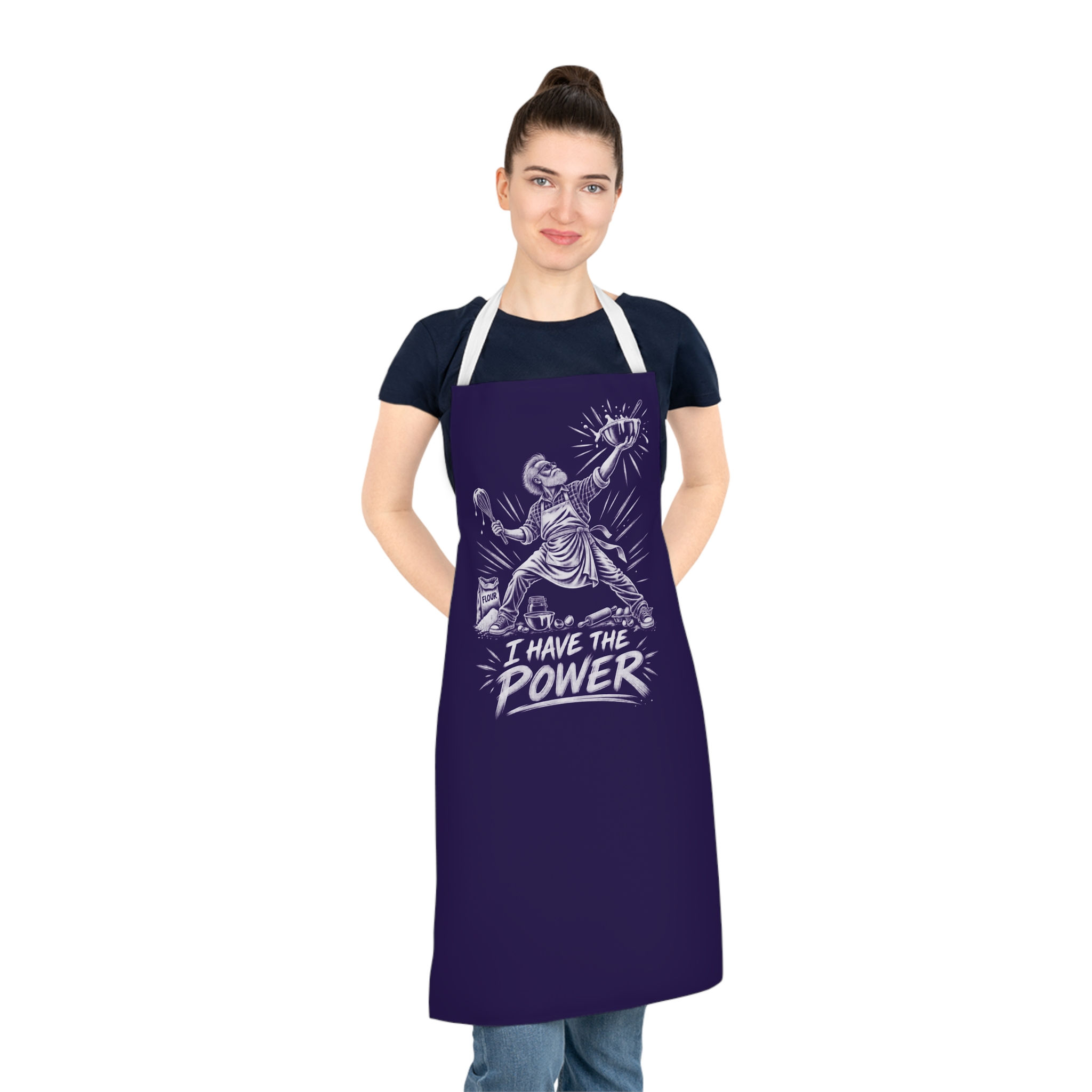 I Have The Power Apron - Retro Kitchen Chef Apron