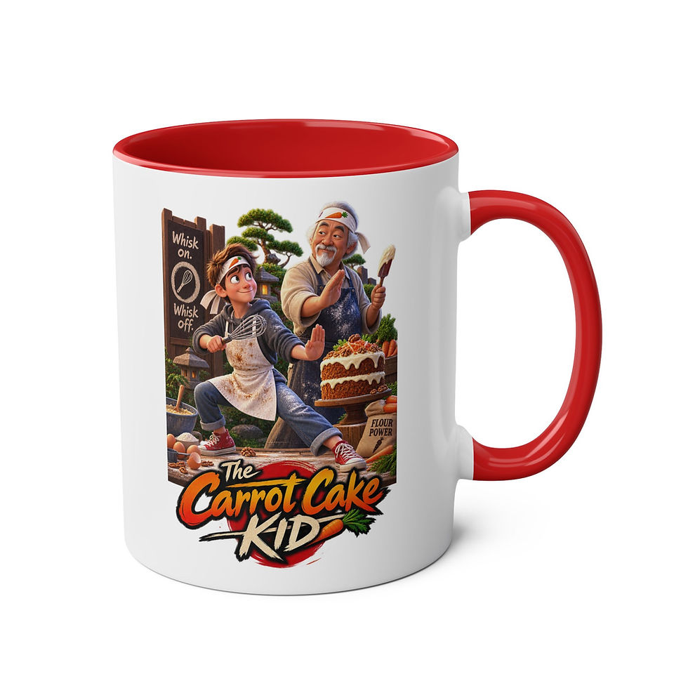 Thumbnail: The Carrot Cake Kid Coffee Mug — Two-Tone 11oz