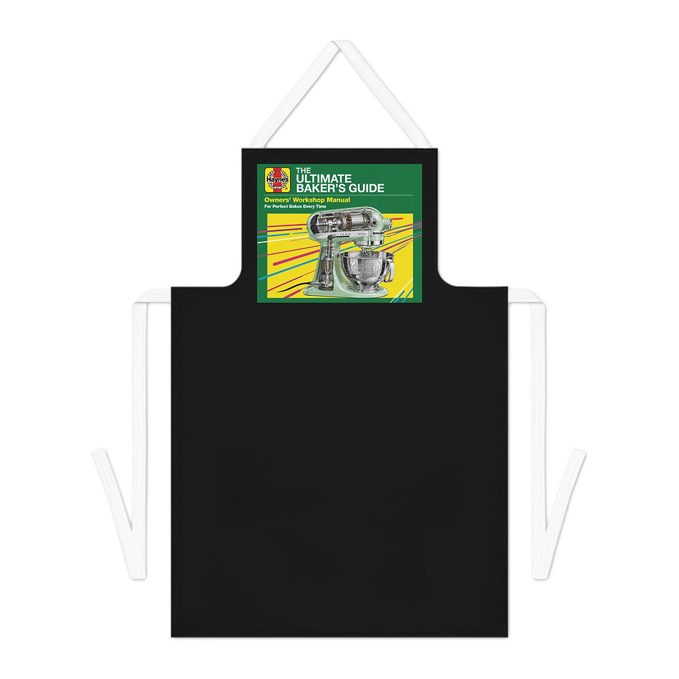 Thumbnail: Baker’s Guide Apron — 'The Ultimate Baker’s Guide' Vintage Mixer Design