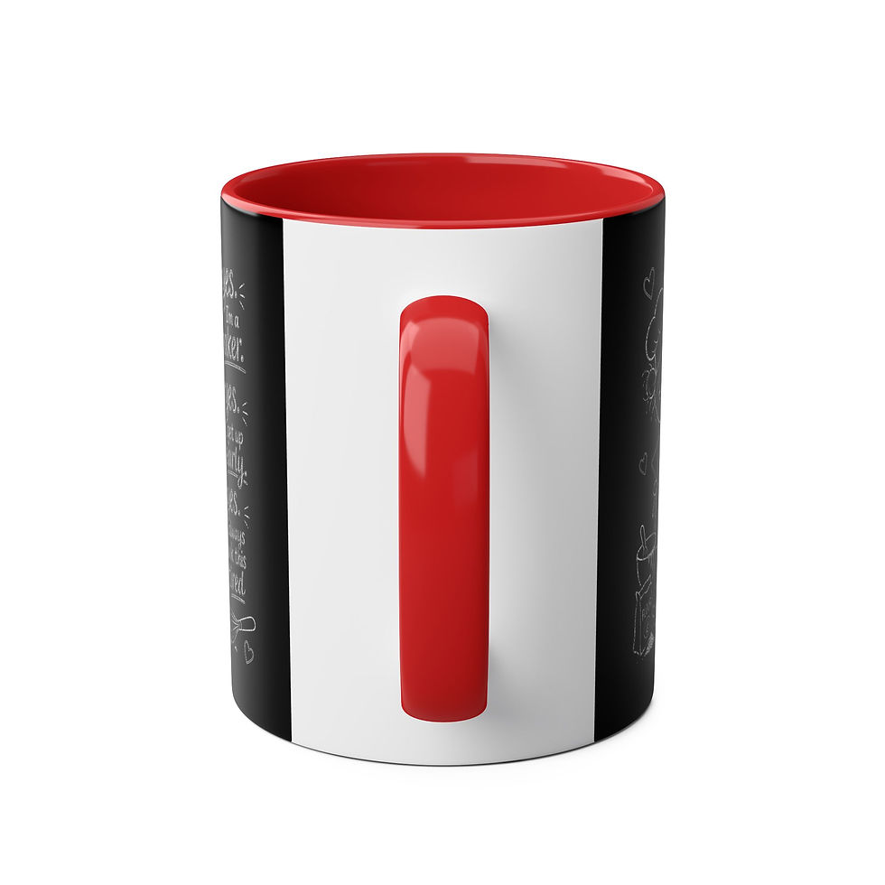 Thumbnail: Baker Mug — “Yes I’m a Baker, Yes I Get Up Early, Yes I Always Look This Tired”