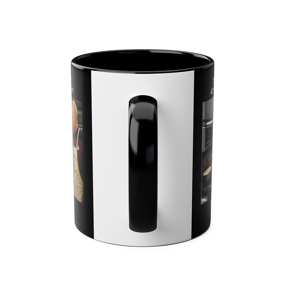 Thumbnail: Make It So Mug — Star Trek Picard Baking Meme Coffee Mug (Two-Tone 11oz)