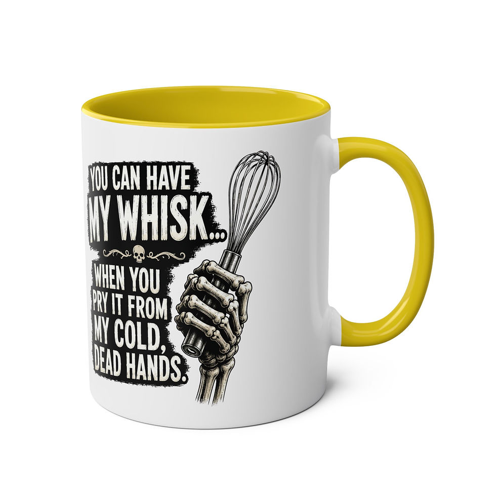 Thumbnail: You Can Have My Whisk Mug — Funny Skeleton Baking Coffee Cup 11oz
