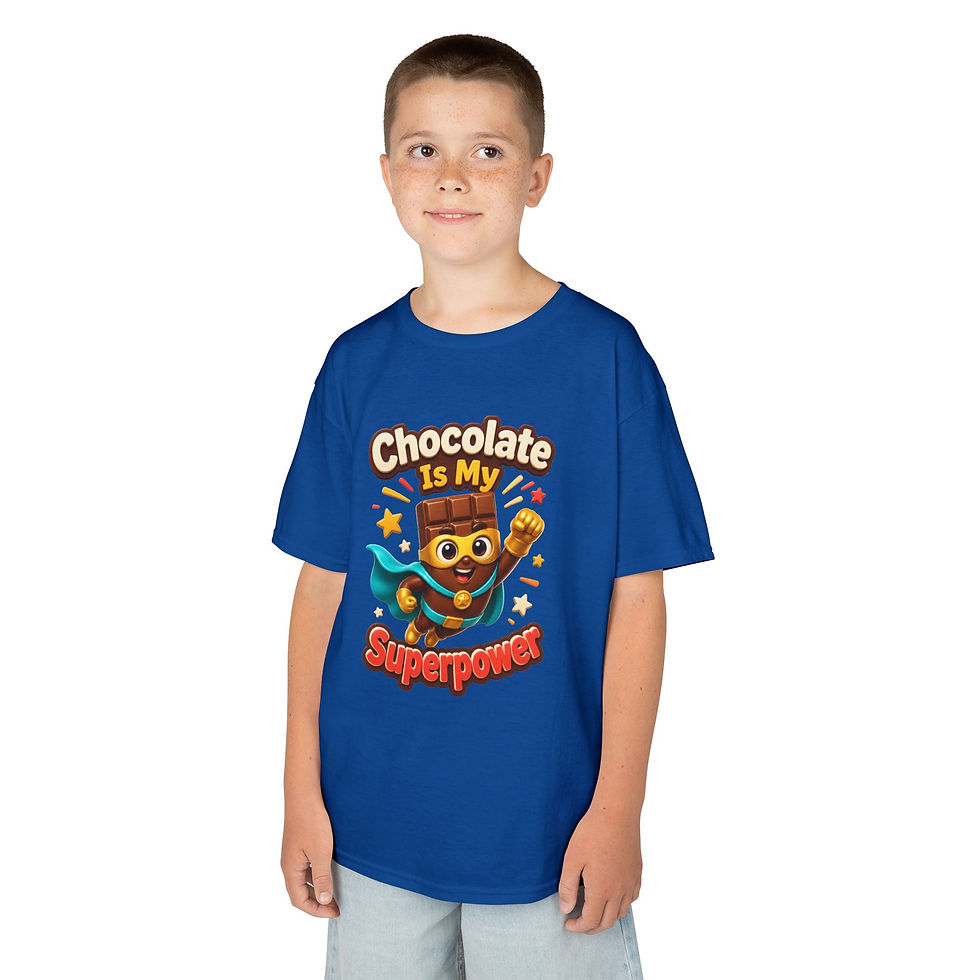 Thumbnail: Kids "Chocolate Is My Superpower" T‑Shirt