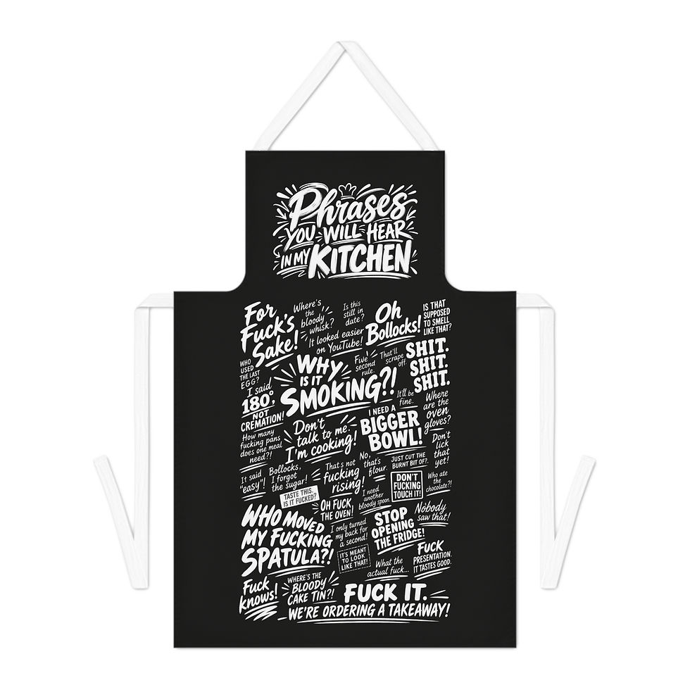 Thumbnail: Apron — “Phrases You’ll Hear in My Kitchen” Funny Chef Quote Cooking Apron