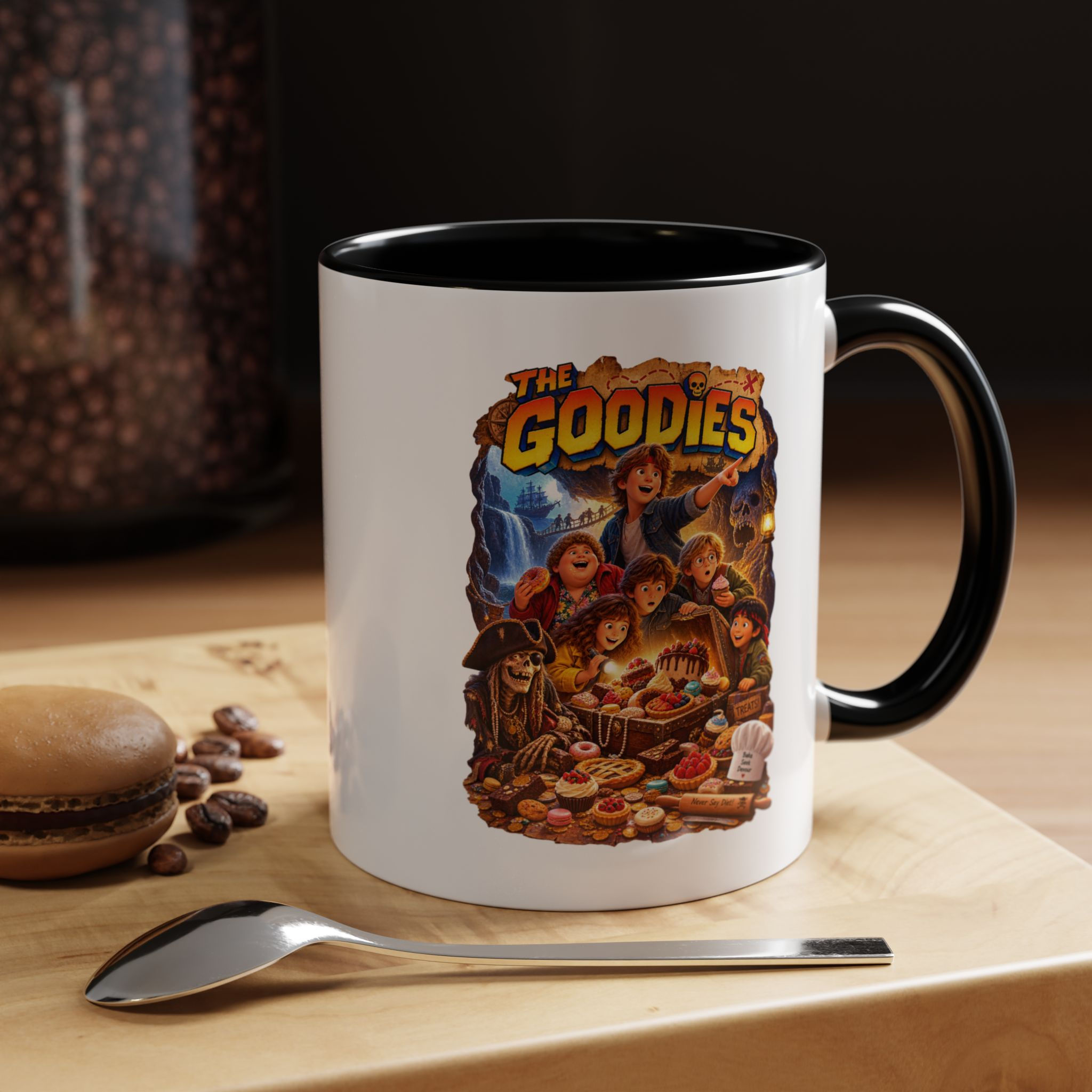 The Goodies Movie Spoof Coffee Mug – Retro 80s Adventure Film Fan Mug