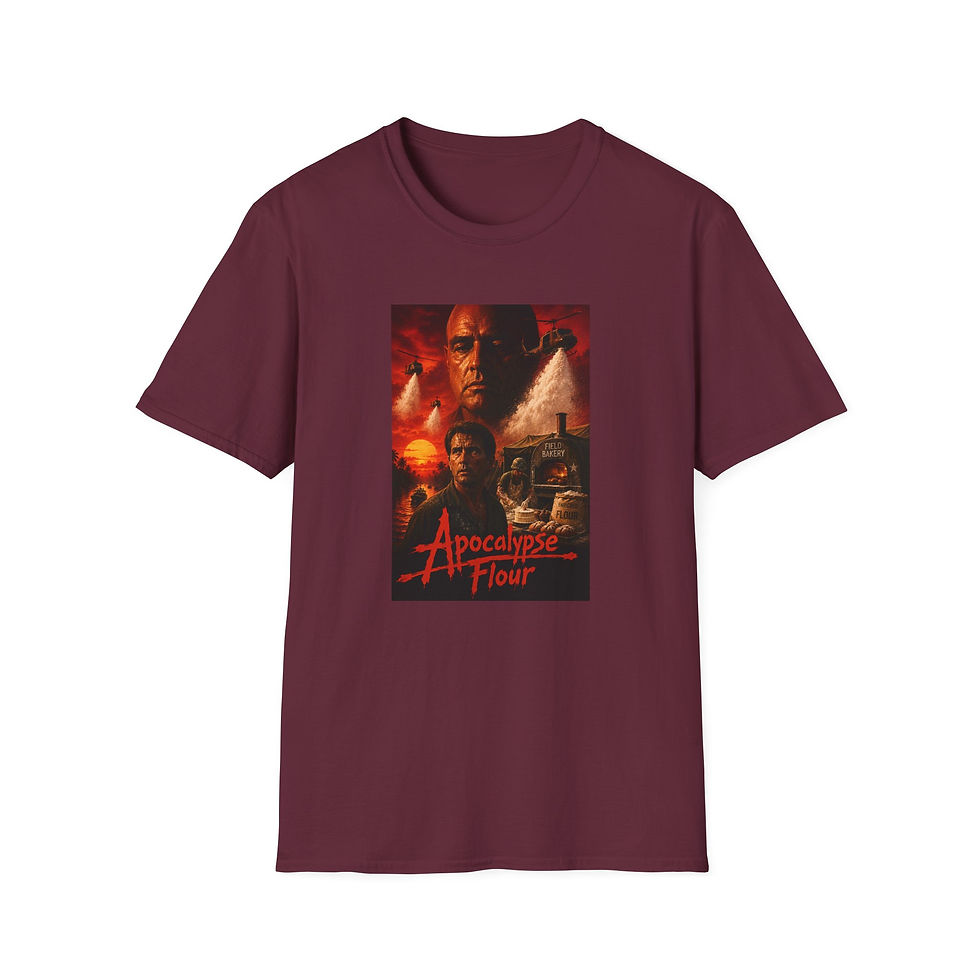 Thumbnail: Apocalypse Flour Movie Poster T-Shirt