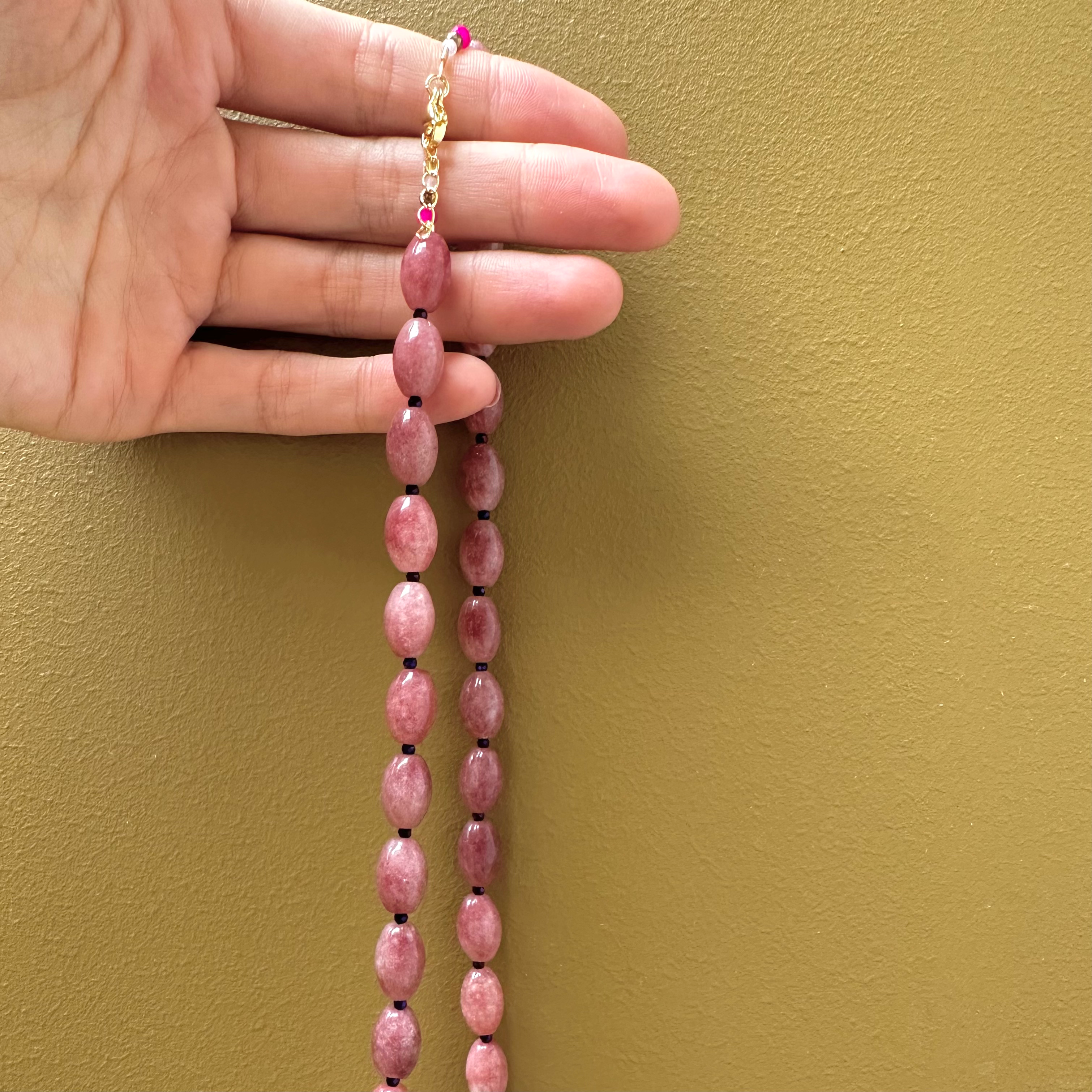 Collier Noée - Prune