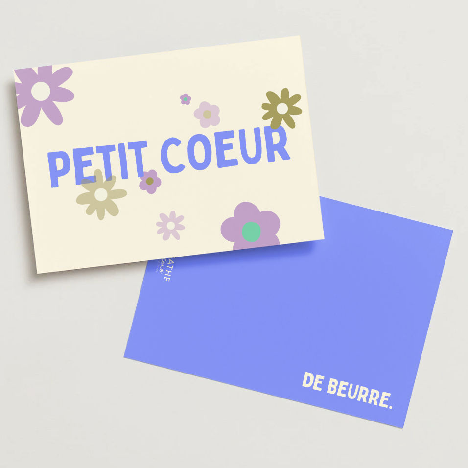 Miniature : Carte postale - Petit coeur de beurre