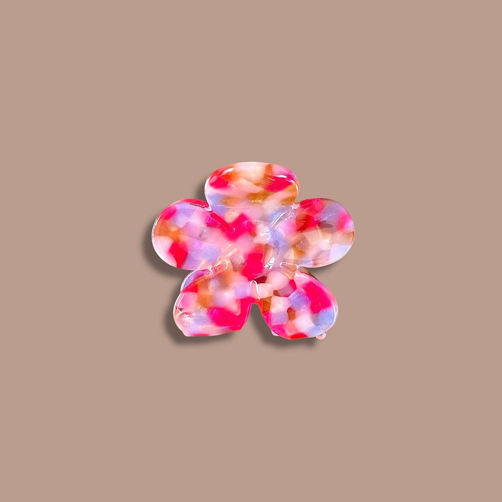 Miniature : Pince à cheveux fleur PM - 5 coloris