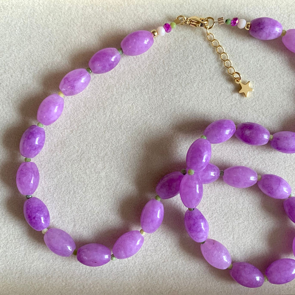 Miniature : Collier Noée - Lilas