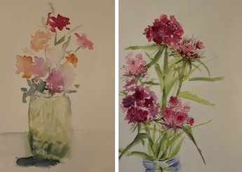 New Watercolor Class: Painting Flowers with Ashley
