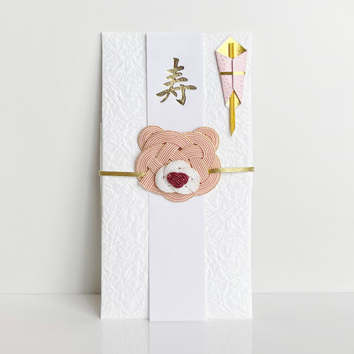 16・ハンドメイド　お箸袋　ピンク　くま ご祝儀袋 熊（ピンク） | mizuhikikosakujo