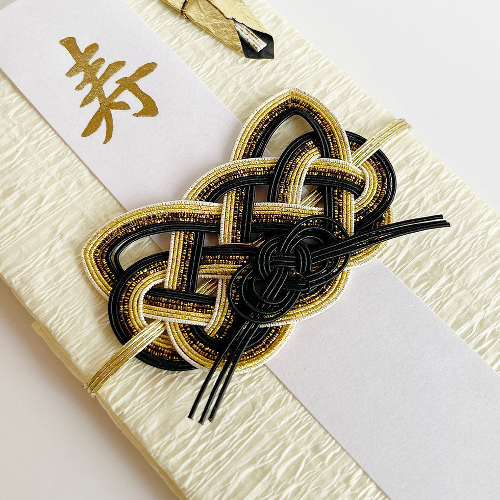 サムネイル： 【在庫のみ】ご祝儀袋 猫（黒×金）
