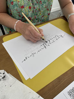 Calligraphy Workshop Sandy Hill Artsill Arts Workshop