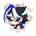 Icon button select for the artist and VTuber Kuroh Kujou