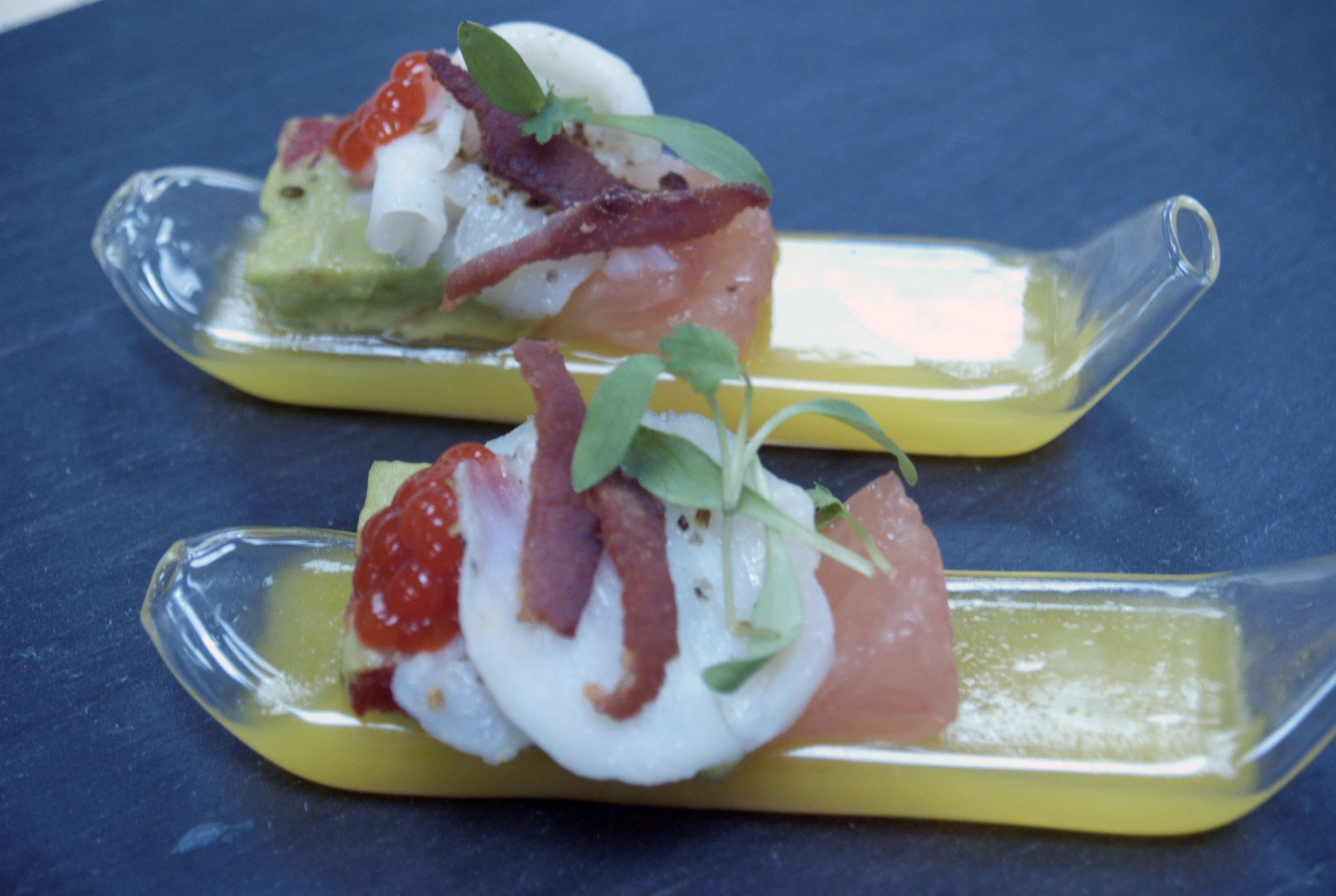 Pickrel cheek ceviche