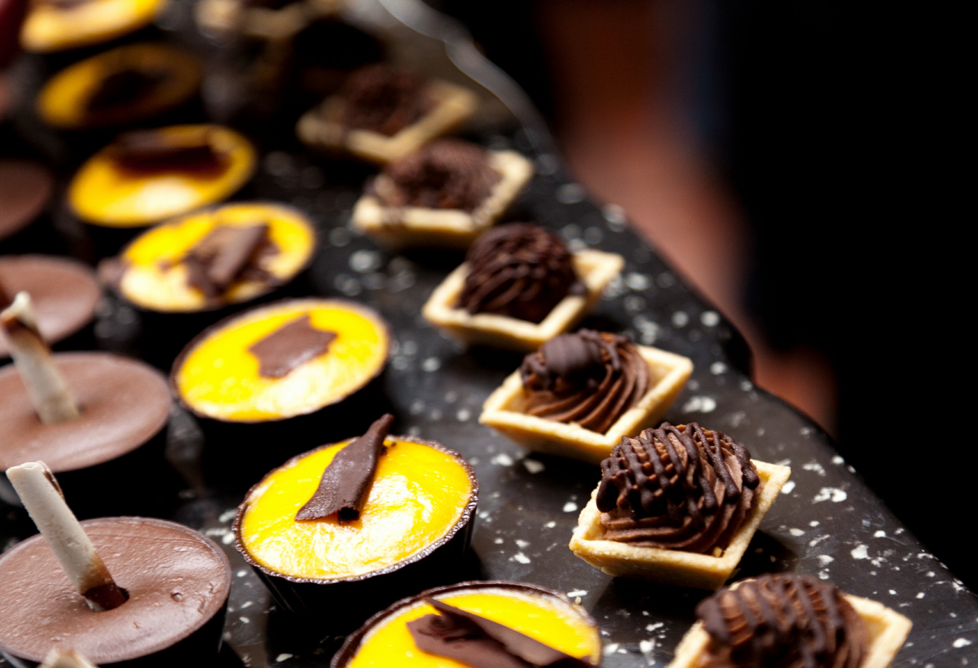 Bite sized desserts